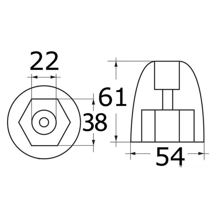 Anodo ogiva Bravo III