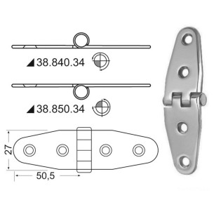 Hinge pin 101x27