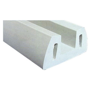 Profilo PVC grigio barra