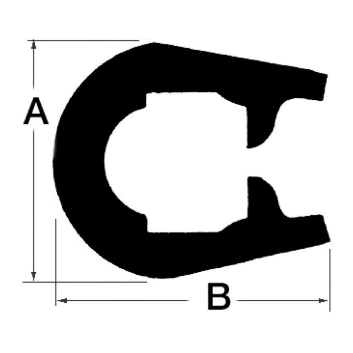 PVC fender profile