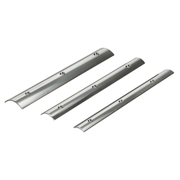 Profilo C inox forato e svasato