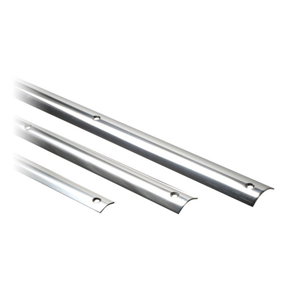 Profilo C inox forato e svasato