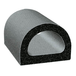 Selfadhesive EPDM black profile 5x16