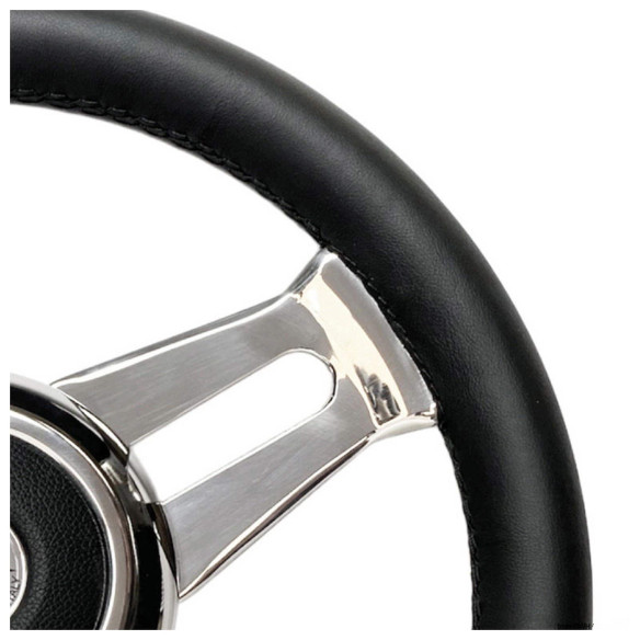 Volante con razze in acciaio inox