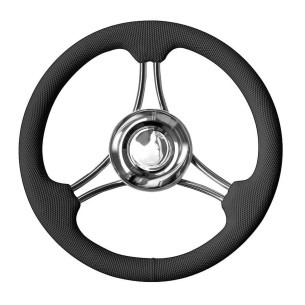 Volante con struttura in Acciaio Inox lucidato a specchio