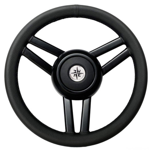 Volante Ghost razze pelle nera