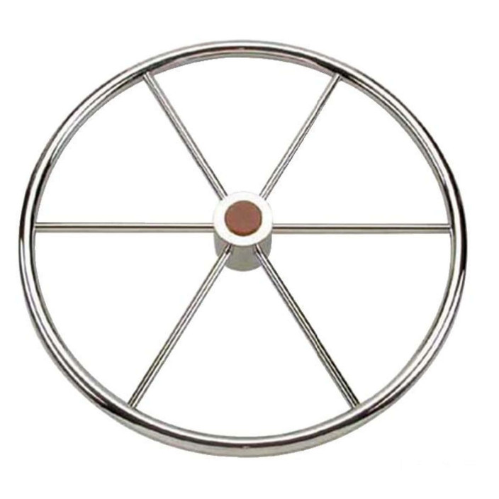 Polished SS spoke steering wheel