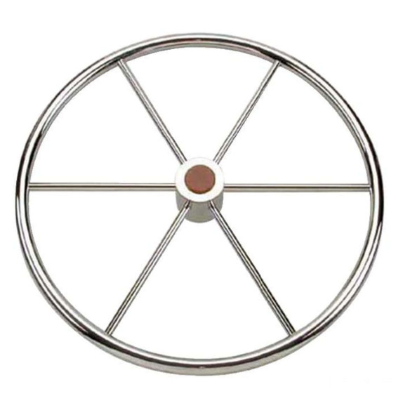 Polished SS spoke steering wheel