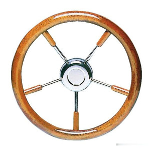 Volante inoxmogano