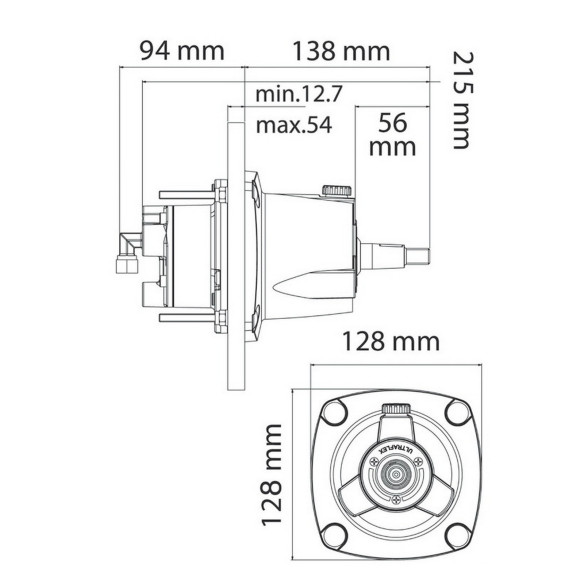 Kit timoneria idraulica Ultraflex Gotech