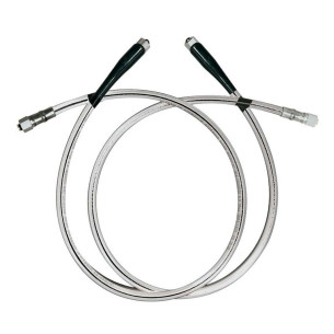 Pair of SILVER STEER highpressure hoses