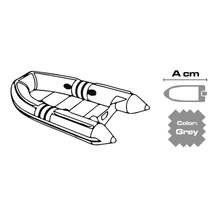 Tarpaulin grey dinghy 300D