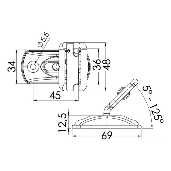 Piastrinafibbia inox nastri
