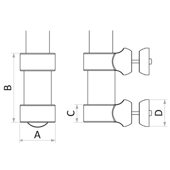 Bushing kit stanchion