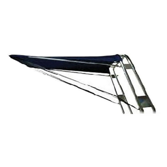 Telescopic awning white 120 x 145 cm