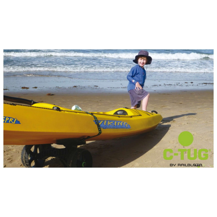 Carrello C-TUG con ruote Kiwi RAILBLAZA
