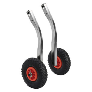 Transom tilting wheels dinghies