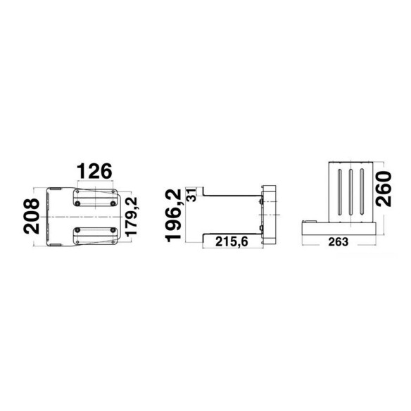 Heavy Duty engine support wall mounting