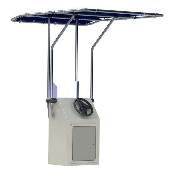 Retractable aluminium TTop blue