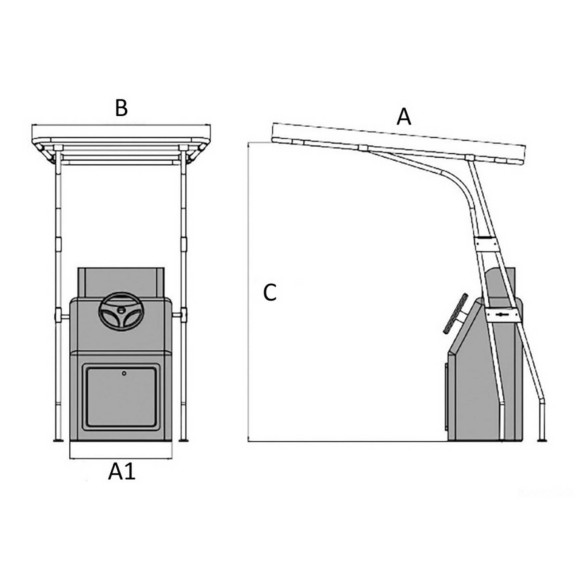 TTop lega leggera Blu