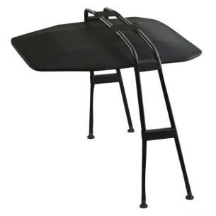 Black aluminium Top II nameplate