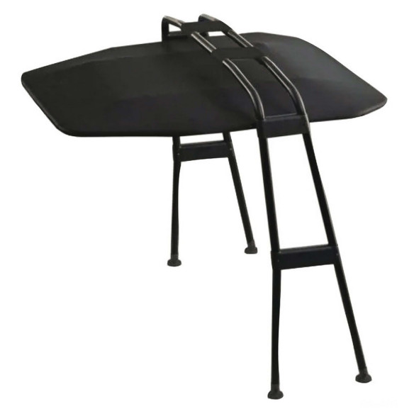 Black aluminium Top II nameplate