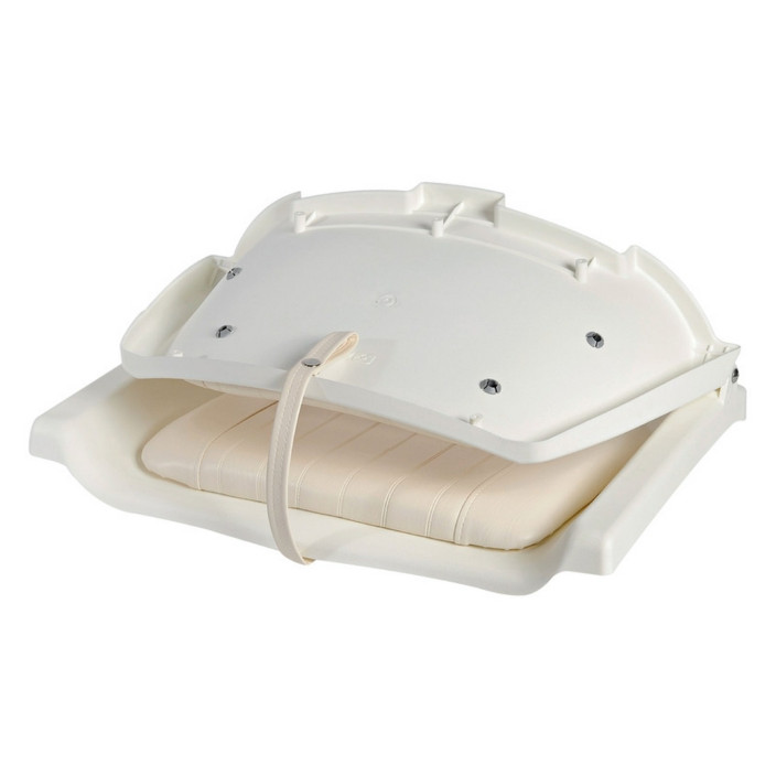 Polyethylene seat wfoldable backrest