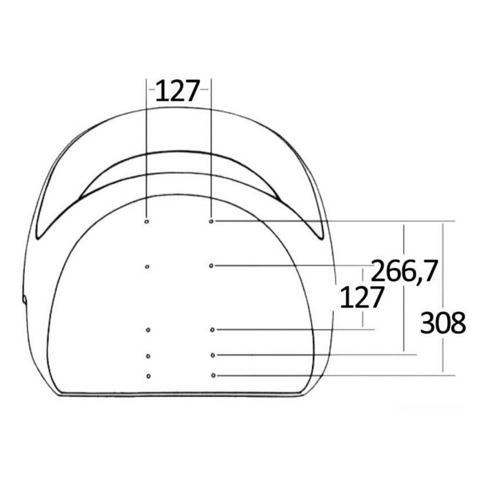 Sedile ribaltabile ATTWOOD Centric II ergonomico