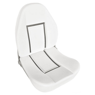 Comfort seat with high foldable backrest