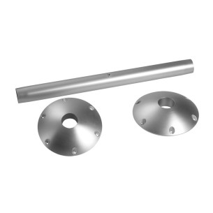 Gamba tavolo alluminio con base esterna