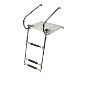 Stern plattform fiberglas ladder