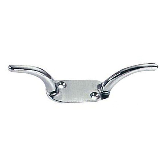Chromed brass cleat