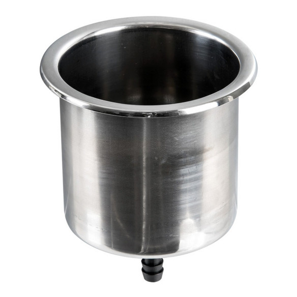 Porta Bicchieri Large inox con drenaggio