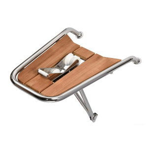 Dolphin striker AISI 316teak tilting roller