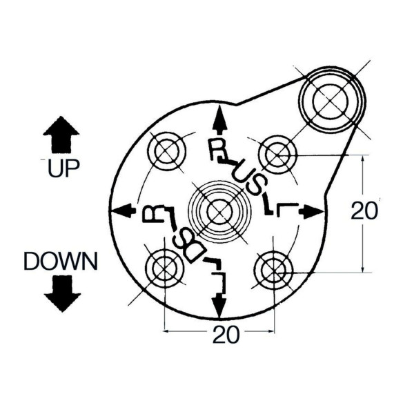 Soft Down Stay bracket