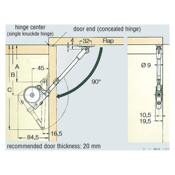 Soft Down Stay bracket