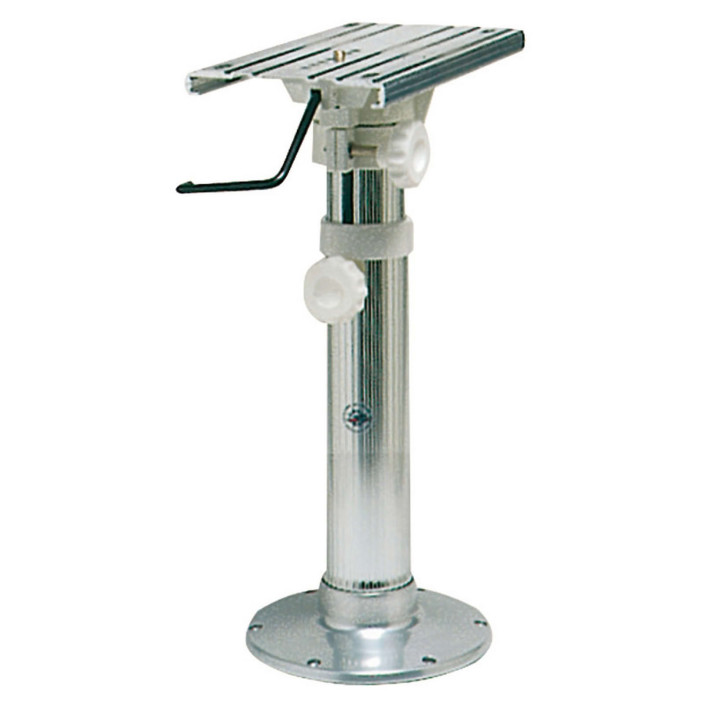 Pedestal wswivel slide polished base