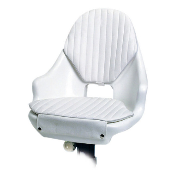 Compact seat frame polyethylene white  cushions