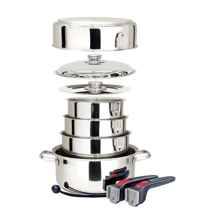 Stackable potspans inside