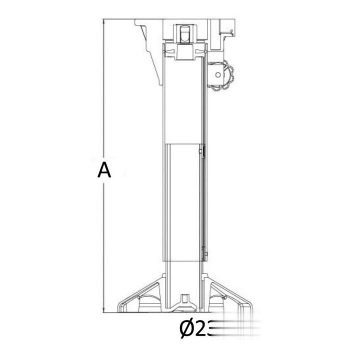 WAVERIDER pedestal wshock absorber