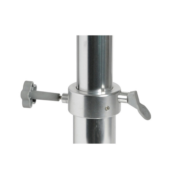 Supporto sedile con slitta girevole lucidato a specchio