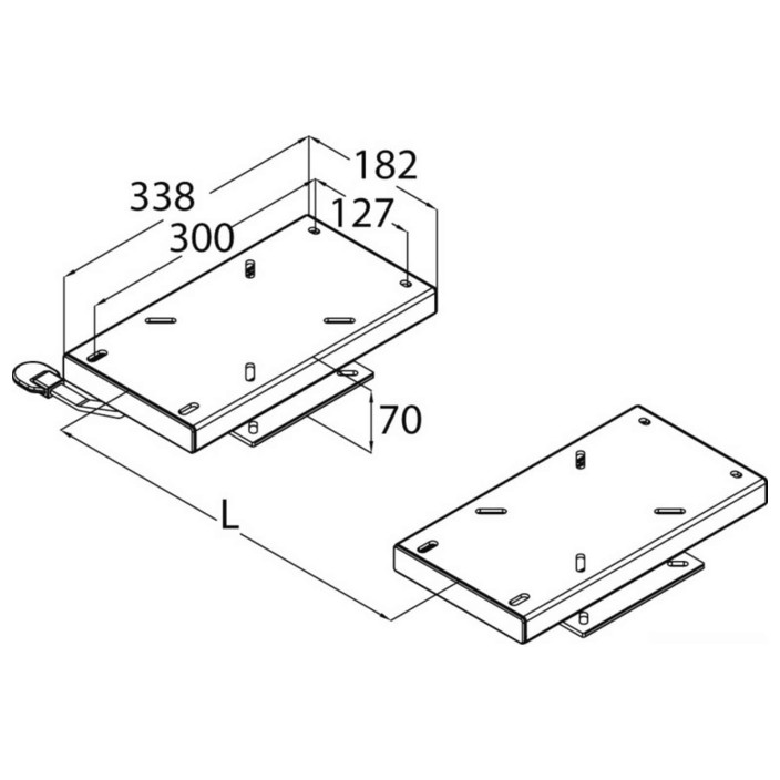 Twin slide double seat