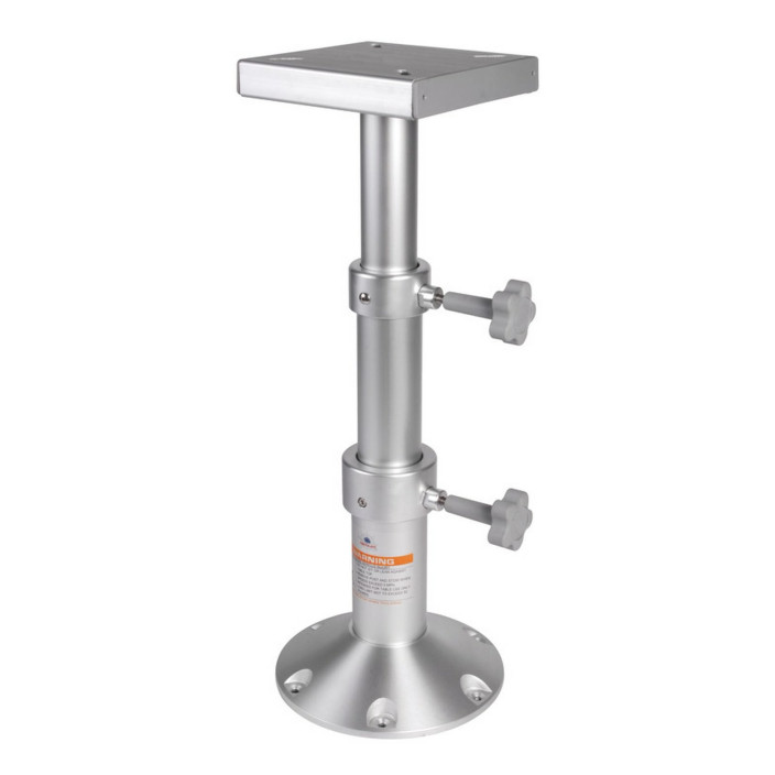 Tritelescopic aluminium table leg