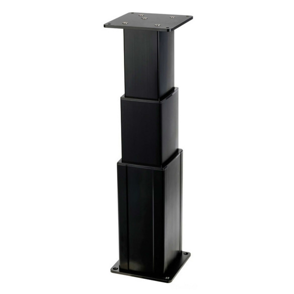 Gamba tavolo Dudge 77 square elettrica in alluminio