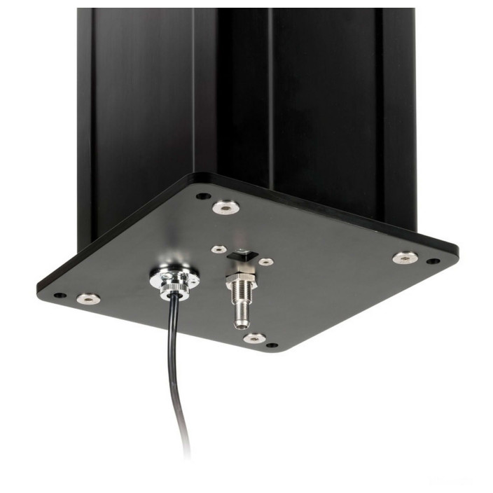 Dudge 77 electric square aluminium table pedestal