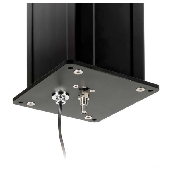 Gamba tavolo Dudge 77 square elettrica in alluminio