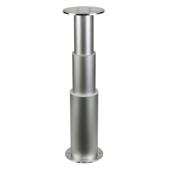 Dudge 77 electric round aluminium table pedestal