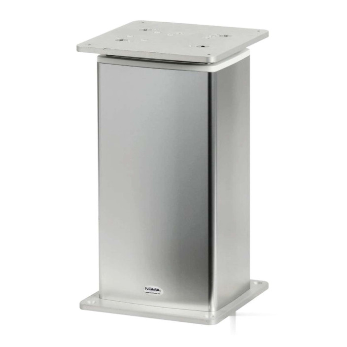 Square aluminum pedestal heights