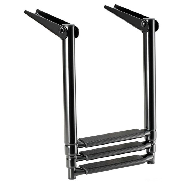 Scaletta Inox Telescopica plancetta gradini