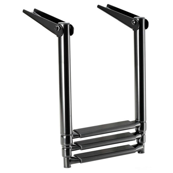 Scaletta Inox Telescopica plancetta gradini